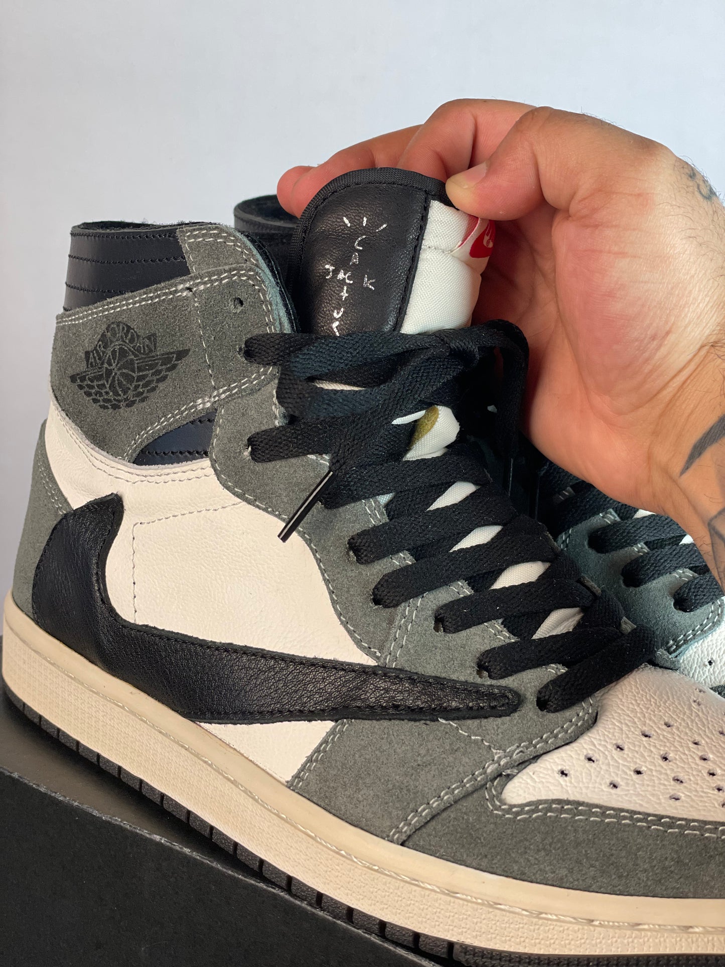 Grey TS Jordan 1 High