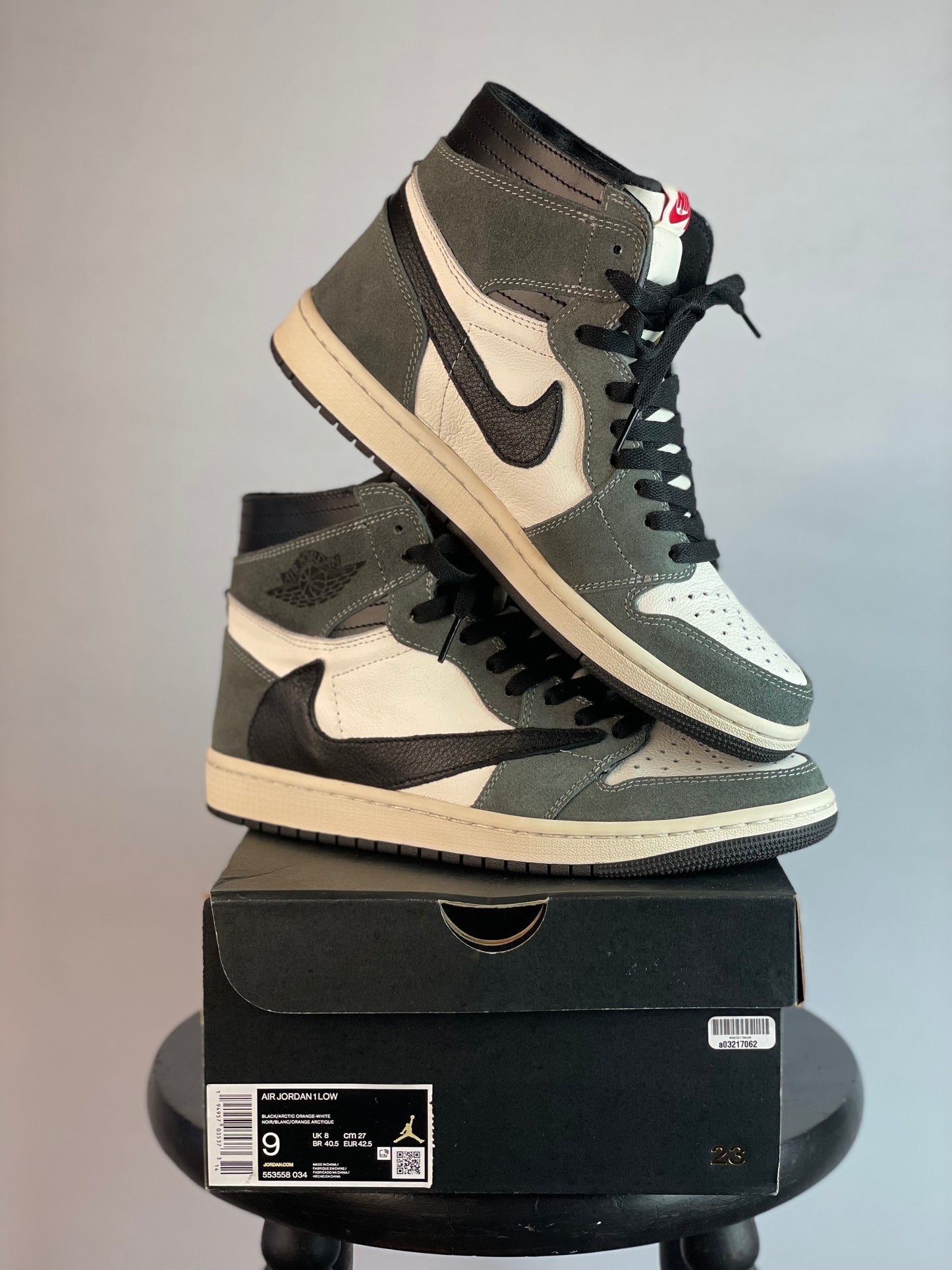 Grey TS Jordan 1 High